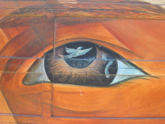 Close up of Mural IX Part 1