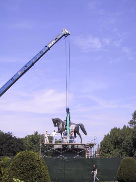 George and crane