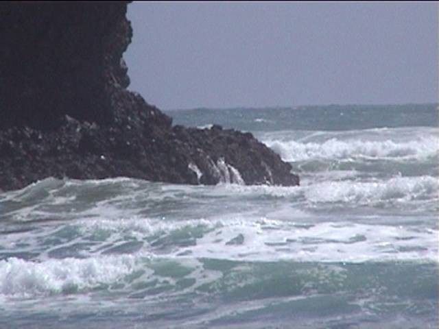 The sea at Piha