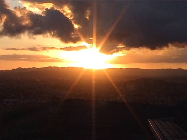 Sunset from Mount Eden