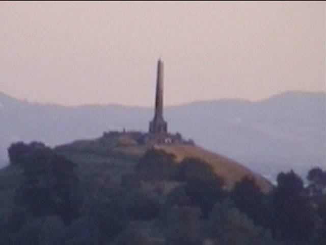 One Tree Hill at dusk