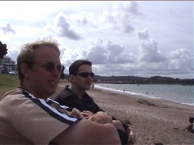 Cayne and Richard at Paihia