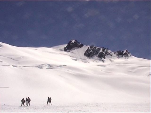 At the top of Franz Josef Glacier