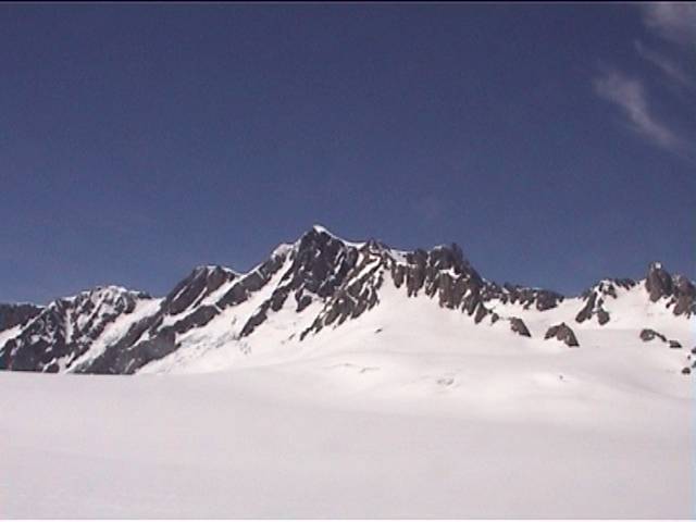 At the top of Franz Josef glacier
