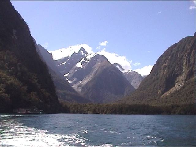 A view along Milford Sound