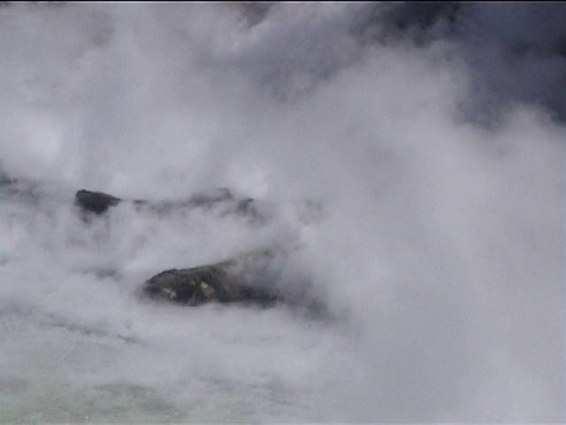 Steam on White Island