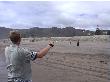 Cayne flying his kite