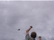 Cayne flying his kite