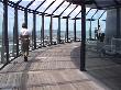 Jane in the outdoor observation deck of the skytower