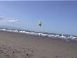 Richard and the kite at Rabbit Island