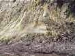 On White Island, the sulphur deposits